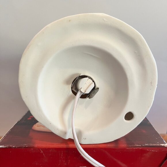 Jade Porcelain Electric Light Up Santa and Reindeer with Box - Picture 8 of 8